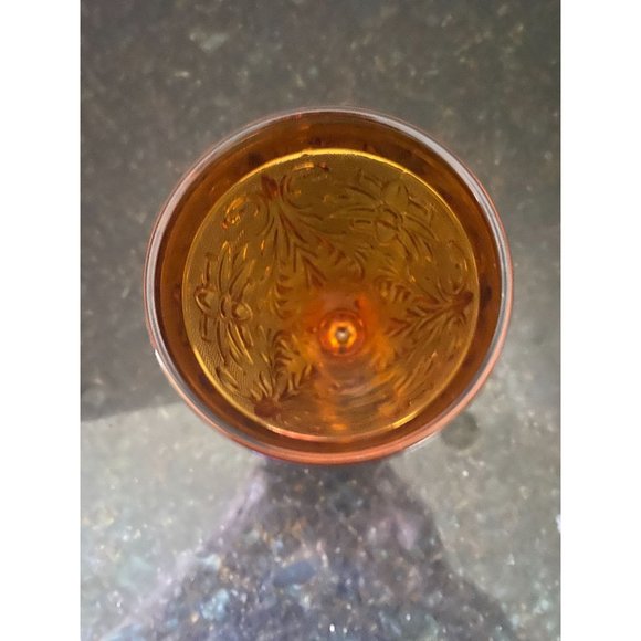 Tiara Sandwich 6" Amber Iced Tea Glass - Picture 7 of 8